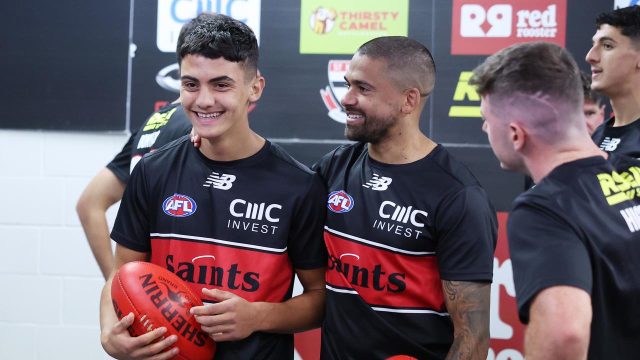 Hugo Garcia appears to have won a spot in St Kilda’s best 22 – for now. Picture: Mark Metcalfe/AFL Photos/Getty Images