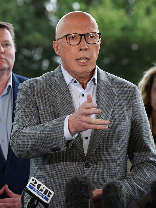 Leader of the Opposition Peter Dutton. Picture: Adam Head/NewsWire