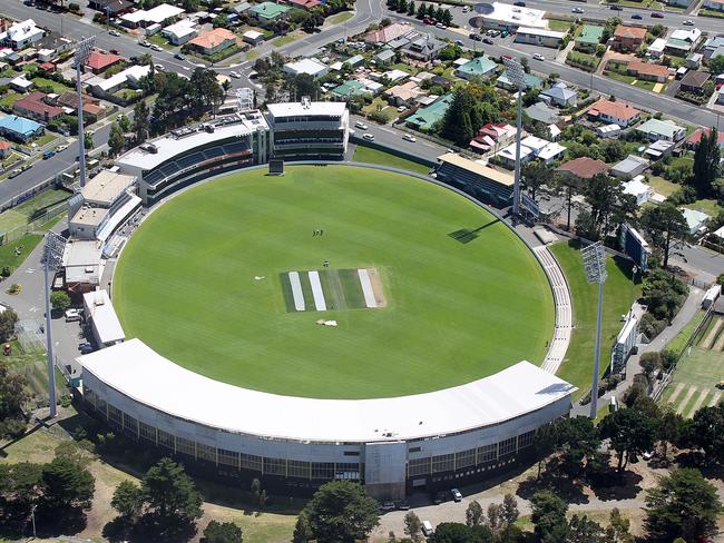 Aerial pictures of Hobart, Bellerive Oval (Blundstone Arena)