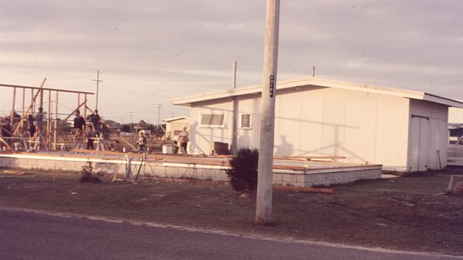 Neil Victorsen’s house under construction. Photo Supplied.