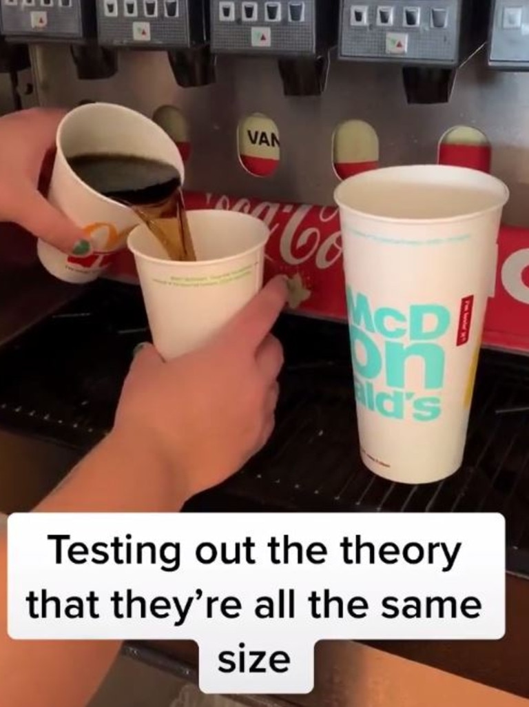 We tried the viral cup hack to see if takeaway cups are the same size