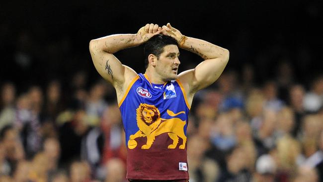 Fevola had some brief highs and terrible lows during his time in Brisbane. (AAP Image/Dave Hunt)