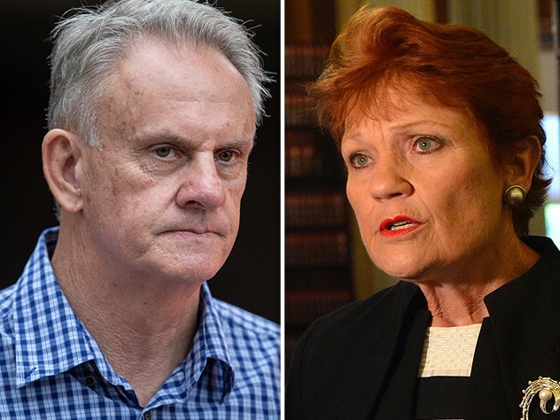 Mark Latham has hit out at his party's leader Pauline Hanson overher response to his homophobic tweet.