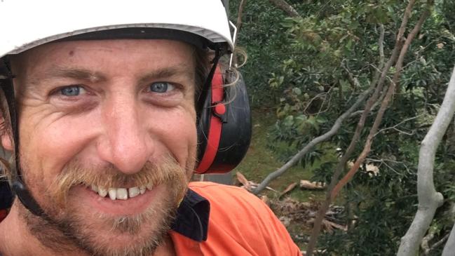 Byron Shire arborist Sebastian Higgins.