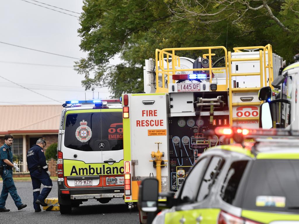 A Queensland Ambulance Service spokeswoman said the crash occurred on the corner of Barracuda street and Old Scenic Highway, with five people being assessed on scene with minor injuries.