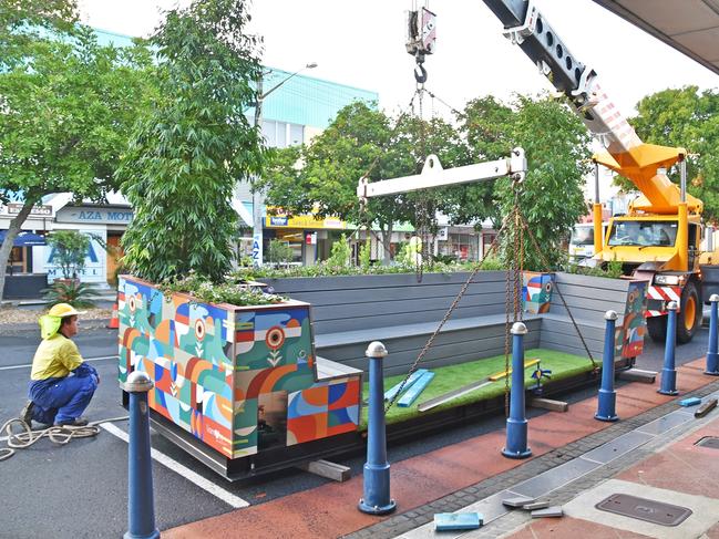 Lismore City Council are introducing parklets to the CBD.