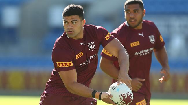 David Fifita is ready to rip and tear in the Origin opener in Townsville.