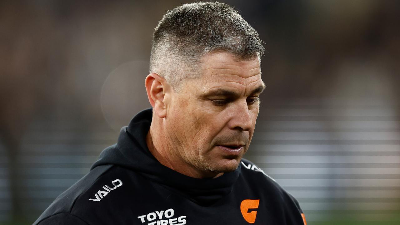 Kingsley said the loss stung but he was ‘pretty comfortable’ with the health of the Giants’ list and extremely proud of their attractive style of play. Picture: Michael Willson / Getty Images