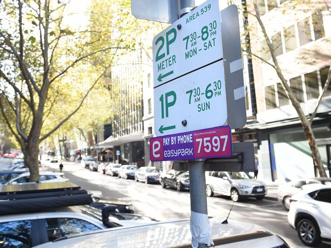 Workers want bosses to shoulder their parking costs if they come into the office. Picture: Josie Hayden