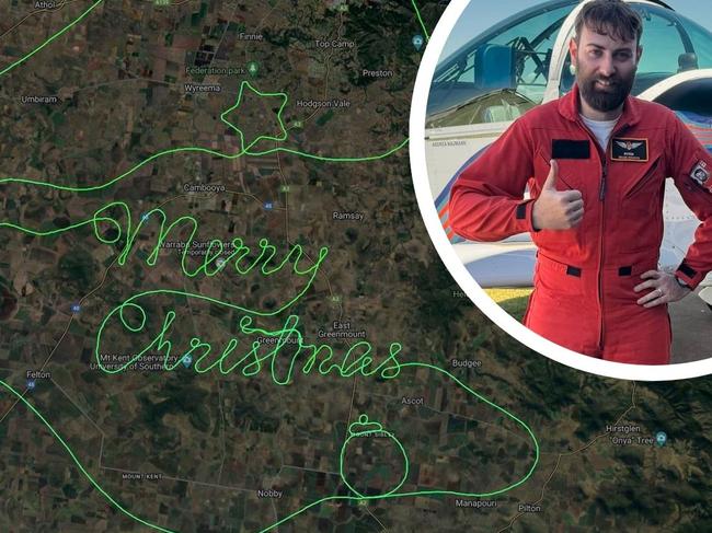 ‘Sky as a canvas’: Pilot’s festive message goes viral