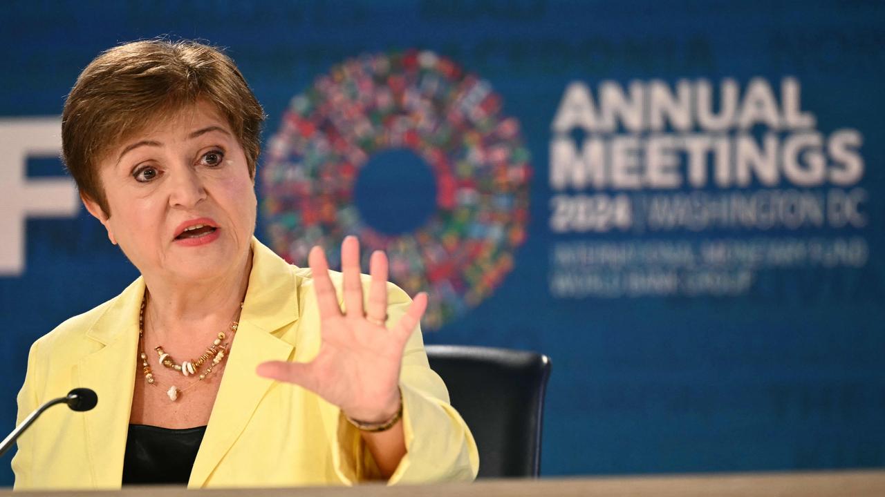 International Monetary Fund managing director Kristalina Georgieva. Picture: AFP