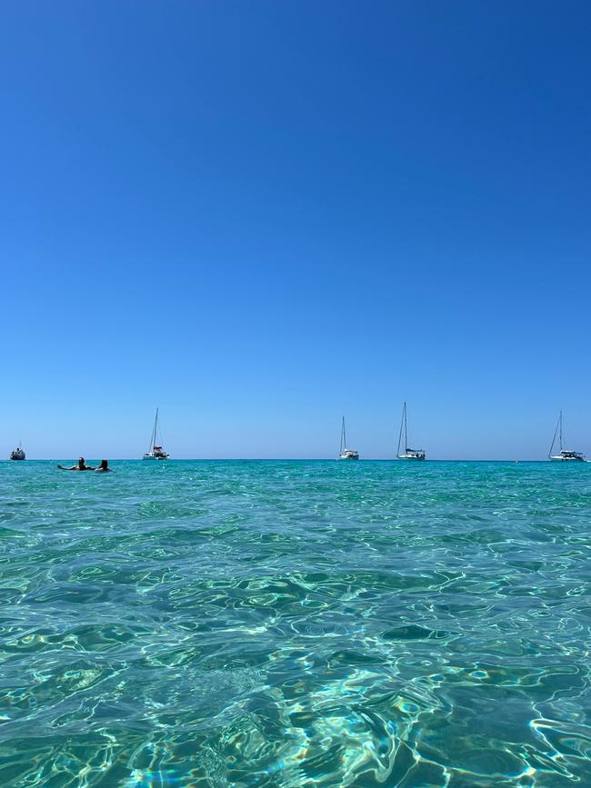 Diamond clarity: the water quality around Formentera is astonishing. Photo: Elizabeth Meryment