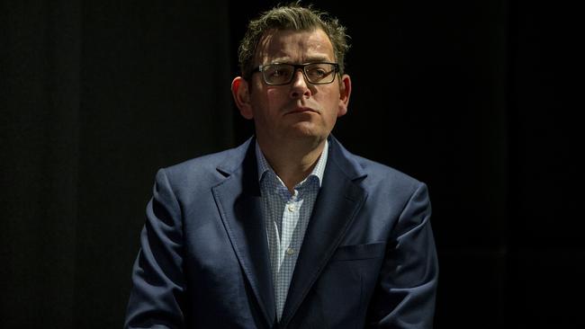 Daniel Andrews at Treasury Theatre in Melbourne on Thursday. Picture: Wayne Taylor