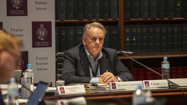 NSW Upper House MP Mark Latham in the NSW Parliament. Picture: NCA NewsWire / Christian Gilles