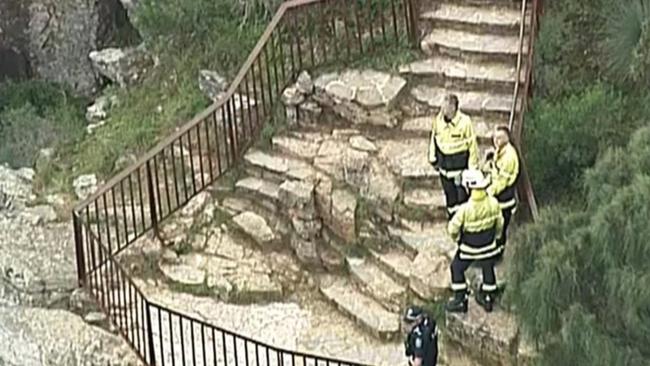 A 48-year-old Houghton man has died after falling more than 100 metres off a cliff while hiking on the First Falls Walking Track in the Morialta Conservation Park. Picture 7NEWS