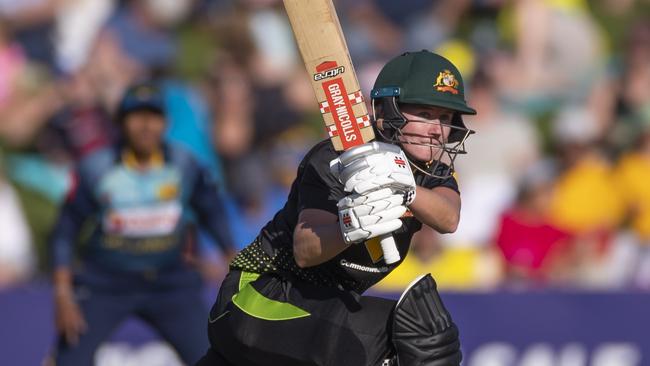 Beth Mooney laid the platform for Austrlaia with a big century. Picture: AAP