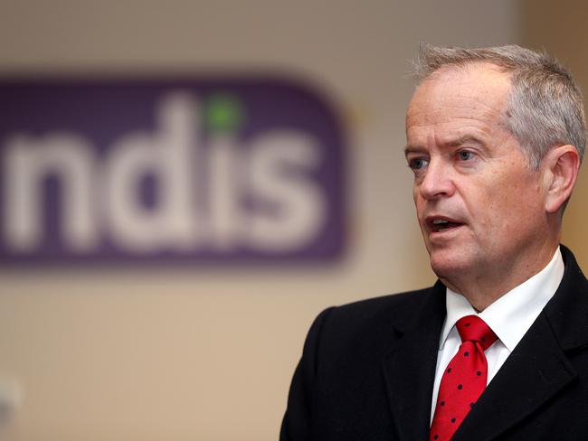 New NDIS Minister Bill Shorten at NDIA HQ in Geelong. Picture: Alison Wynd