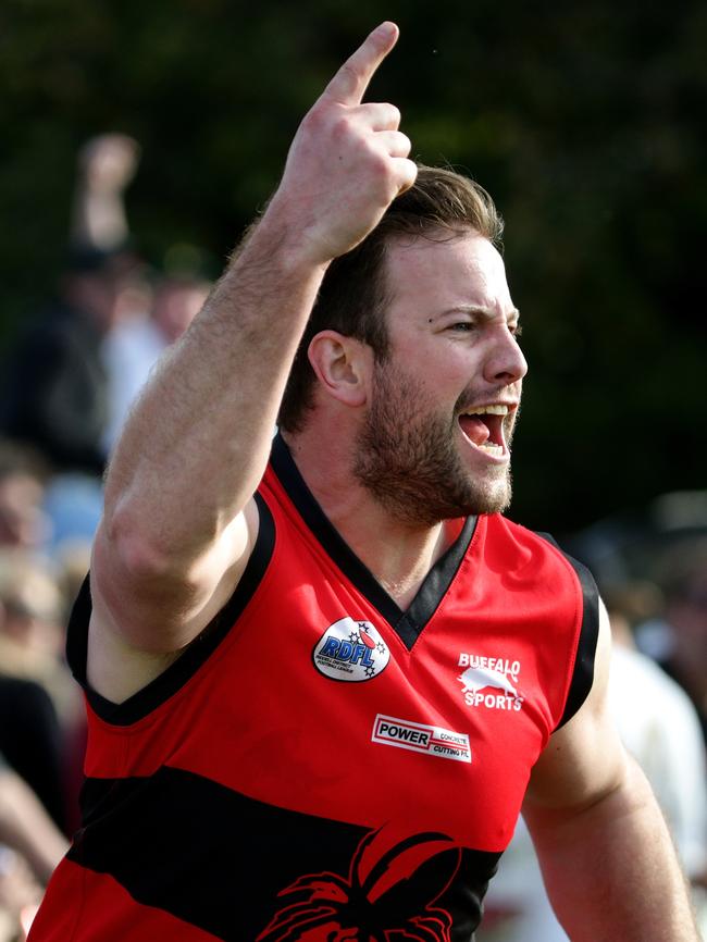 After captaining Romsey to back-to-back flags, Stephen Burlak has crossed to Rupertswood for season 2016. Picture: Mark Dadswell