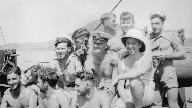 Some of the HMAS Armidale crew. Picture: Australian War Memorial