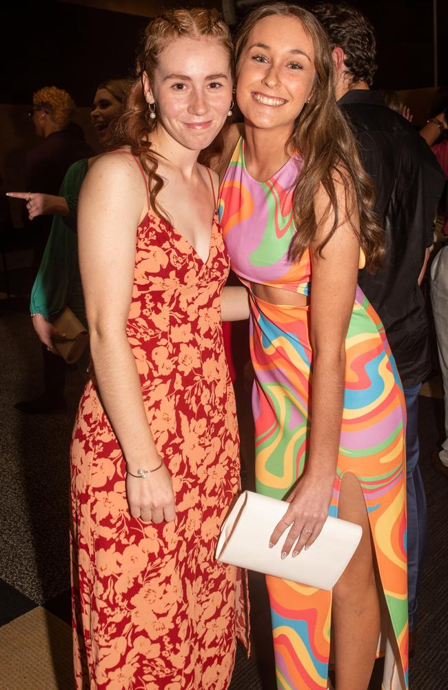 Emily Dries and Natalie Doyle from Holy Spirit College at the 2022 30th year Mocktail. Picture: Michaela Harlow