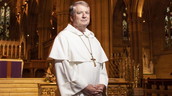 The Catholic Archbishop of Sydney, Anthony Fisher, is among more than 30 leaders from the Christian, Jewish and Islamic faiths who wrote a letter to Attorney-General Mark Dreyfus. Picture: Hollie Adams