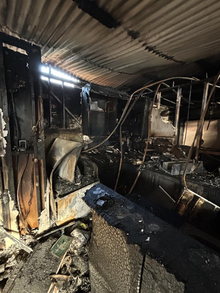The family were away camping at the time of the fire. Picture: Supplied