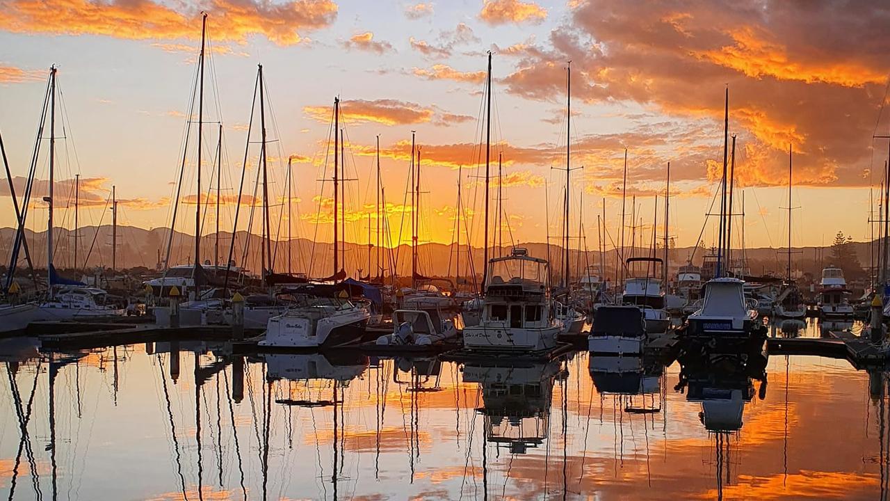 The marina captured by Angela Simpson.