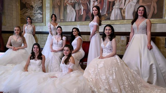 These days, picking women to cut the ceremonial cake was more about how much the attendees contributed to raising money for charity. Picture: Kate Green/Getty Images