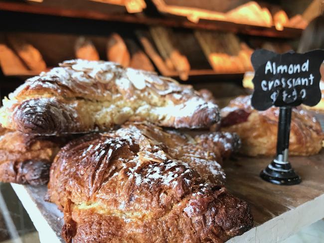 Almond croissants at Stoneground Bakery. Picture: Jenifer Jagielski