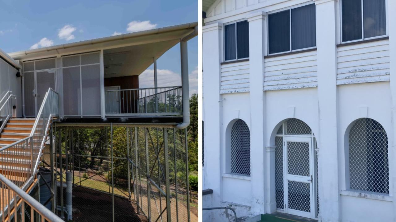 The completion of the brand new $8 million nurse and staff accommodation at Gympie Hospital (left) has put the impending destruction of its historic, century-old nursesâ&#128;&#153; quarters back in the spotlight.