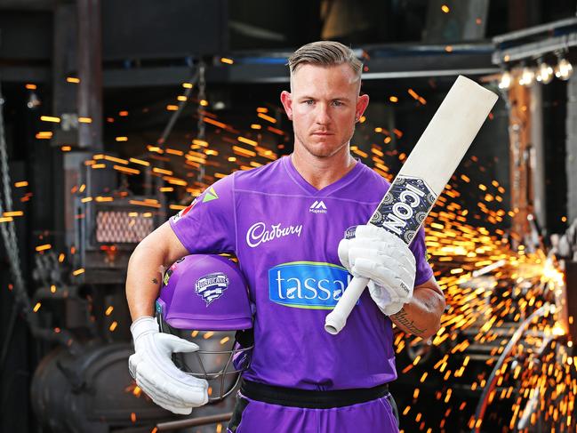 Hobart Hurricanes batsman D'Arcy Short. Picture: ZAK SIMMONDS