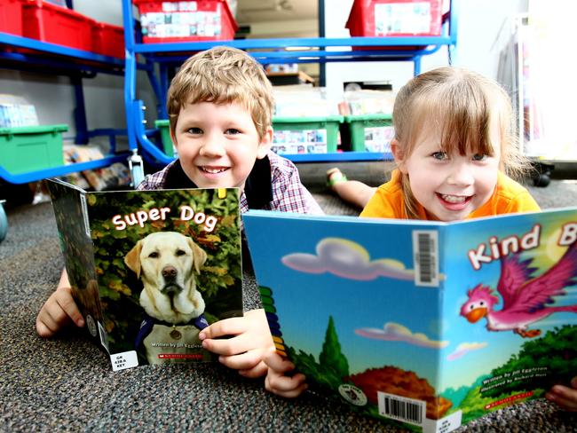 New students Mitchell 5 and Katey 4 Ludcke are both starting school at Lutheran Ormeau Rivers District School, there is an increase in popularity in independent schools in Queensland.