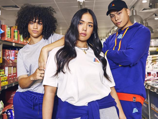 EMBARGO FOR 12AM 2 APRIL 2024. ALDI Australia is strutting into the fashion world with the launch of its first-ever branded streetwear range called Aldi mania. Photo: Supplied