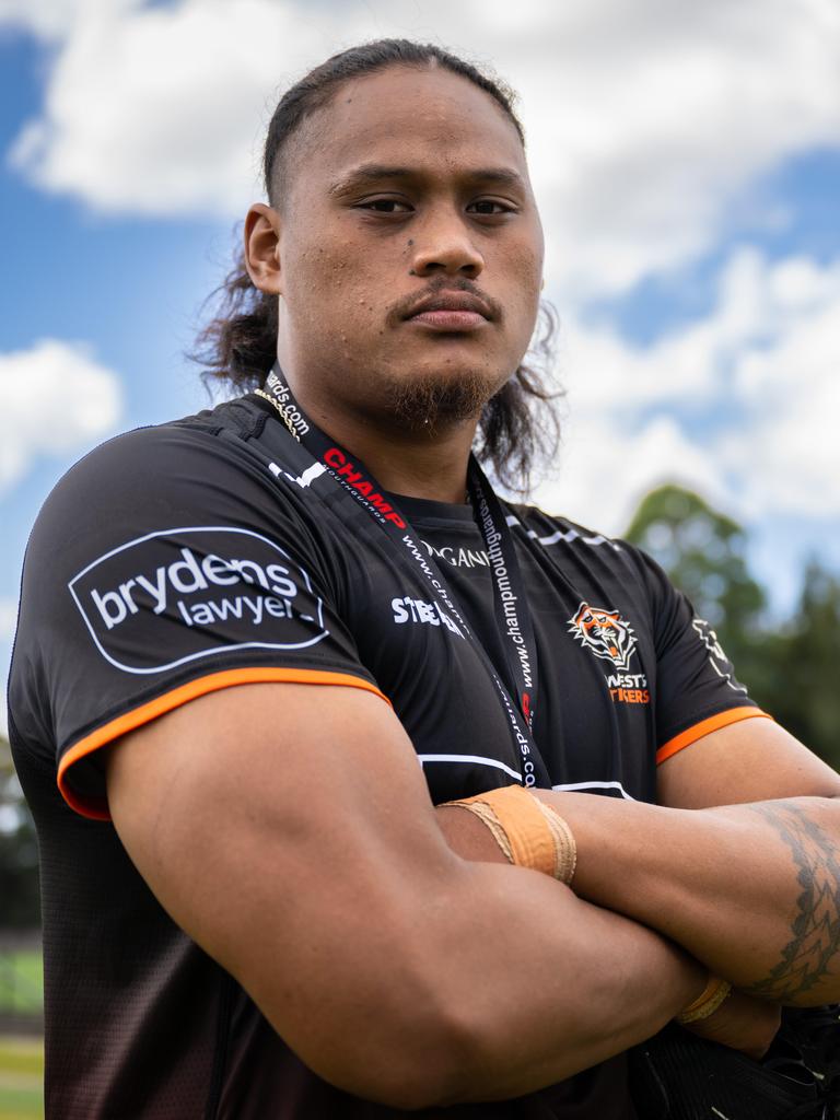 The former Tigers is facing two domestic violence charges. Picture: NCA NewsWire / James Gourley