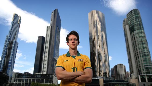 Socceroo Robbie Kruse photo shoot.