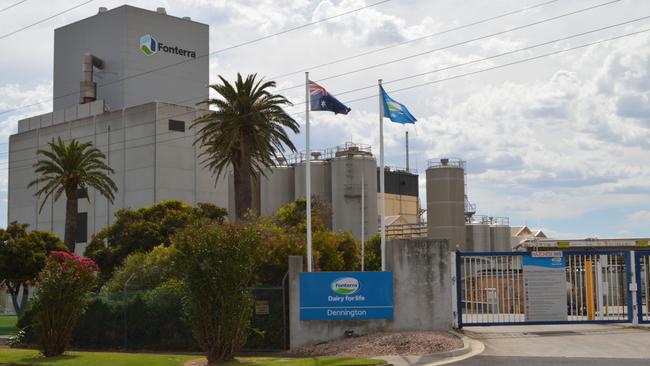 Fonterra Australia's former milk processing plant at Dennington.