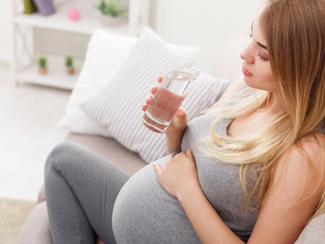 Pregnant women Pregnancy, healthcare, thirst concept Picture: Istock