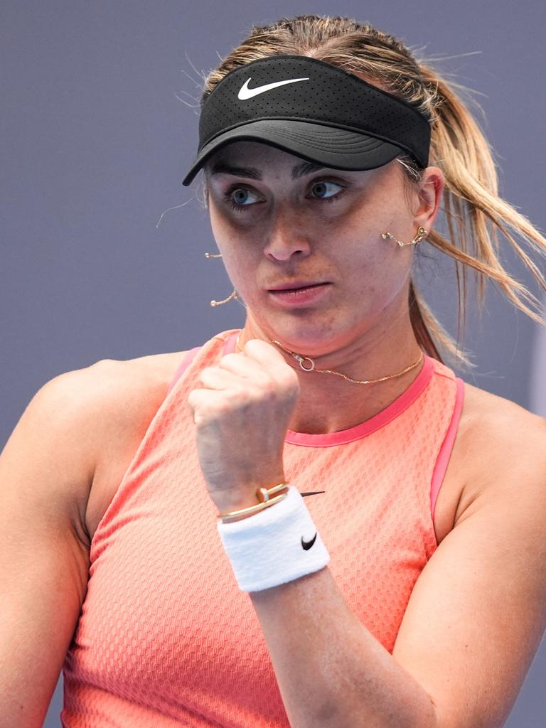 Paula Badosa lost her match against Coco Gauff 4-6 6-4 6-2. Photo by Shi Tang/Getty Images