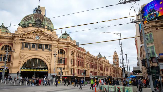 Many are furious the facility will be across the road from Flinders St station. Picture: Mark Stewart