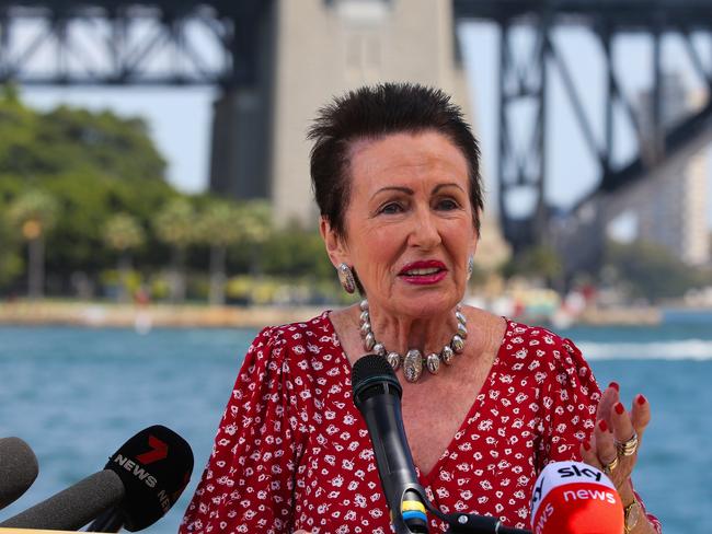 Lord Mayor of Sydney, Clover Moore claimed this year was Sydney’s best New Year’s Eve yet. Picture: NewsWire / Gaye Gerard