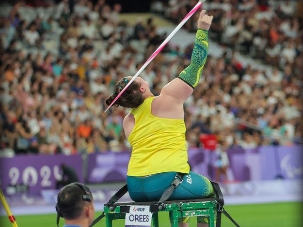 Dayna Crees wins bronze at her debut Paralympics in Paris. Picture: Paralympics Australia