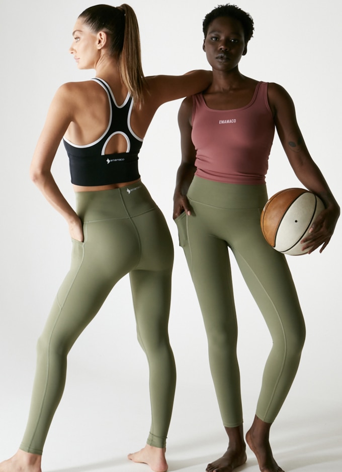 Vogue Green Leggings