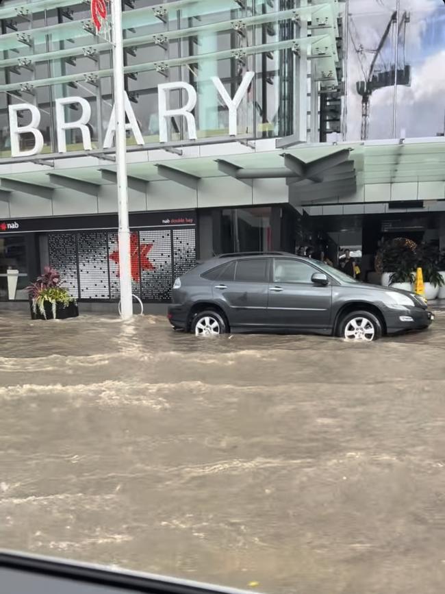 Double Bay also experienced flash flooding. Picture: Today.