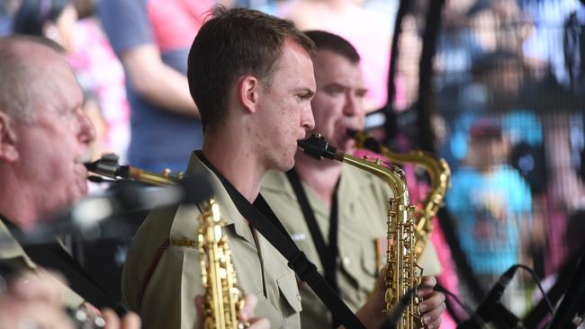 The 81st commemoration of the Bombing of Darwin held at the cenotaph on the esplanade. Picture: (A) manda Parkinson