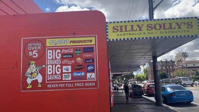 Silly Solly's discount store on Keen Street in Lismore, pictured shortly before 11am on Thursday, September 16. Picture: Liana Boss