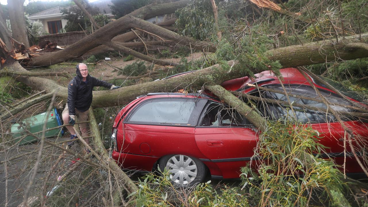 Natural disasters increased including a storm that hit Melbourne last October. Picture: NCA NewsWire