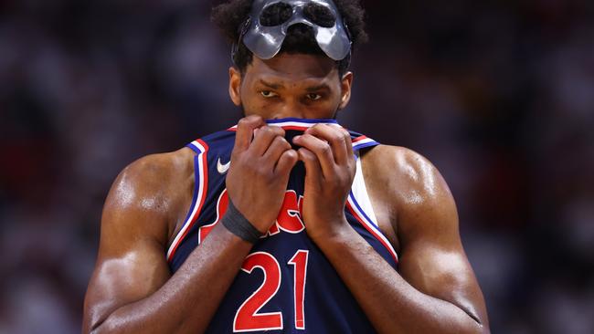 Joel Embiid. Photo by Michael Reaves/Getty Images.