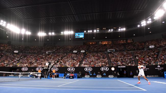 The alleged breaches relate to the Australian Open broadcast rights. Picture: Lukas Coch/ AAP