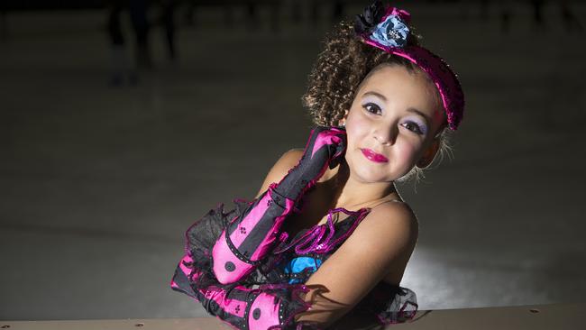 Angelina Sanfilippo is only 9 but is already setting her sights on figure skating stardom. She is this week’s <span id="U321099263581BuB" style="font-weight:normal;font-style:italic;">Liverpool Leader</span> Local Sports Star. Picture: Melvyn Knipe.