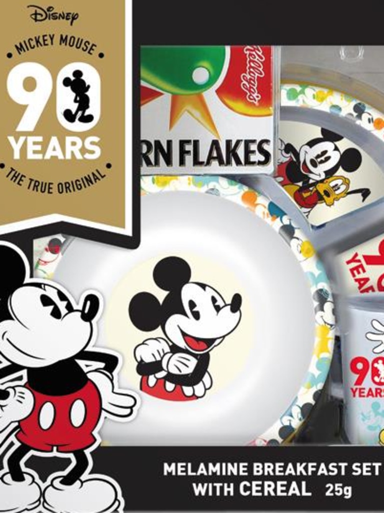 Mickey Mouse breakfast set